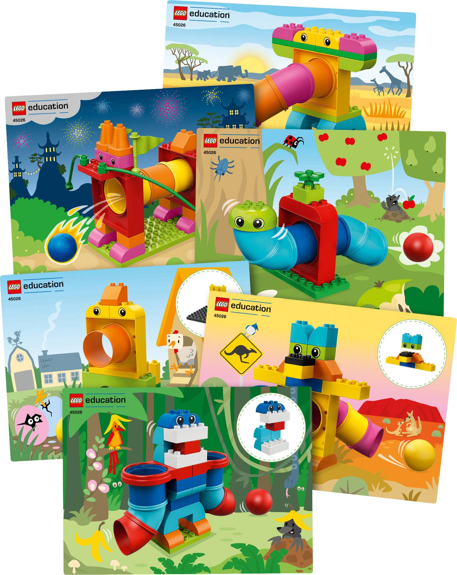 LEGO Education 45026 Experimente mit Röhren Bausatz 1½ - 4 Jahre-9