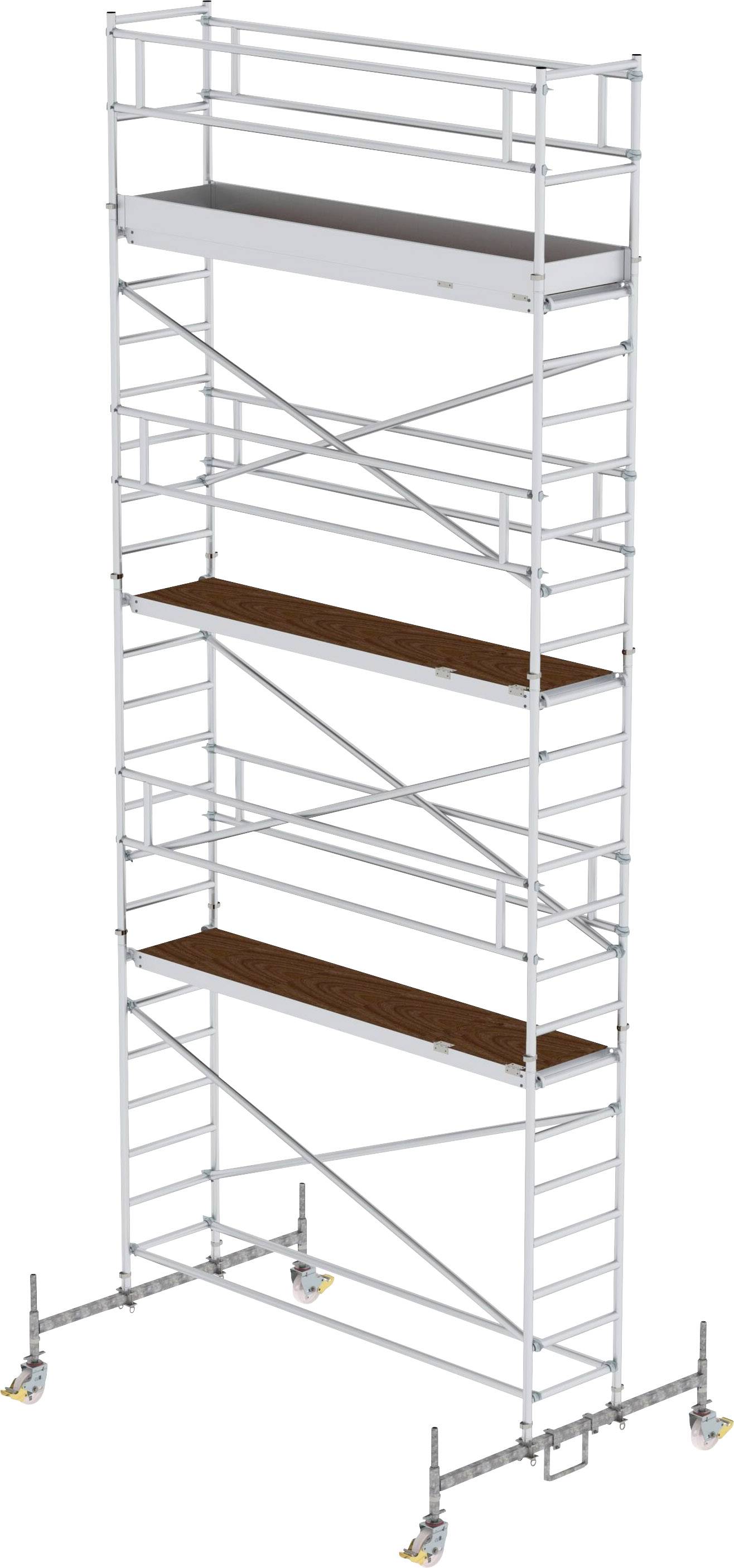 MUNK Günzburger Steigtechnik 156645 Rollgerüst Montage ohne Werkzeug Arbeitshöhe (max.): 8.5 m