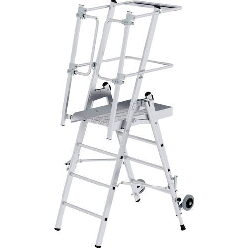 MUNK Günzburger Steigtechnik 52524 Aluminium Plattformleiter Montage mit Werkzeug Arbeitshöhe (max.): 3.02 m