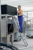 Aluminium-Anlegeleiter-relax step, 12 Stufen