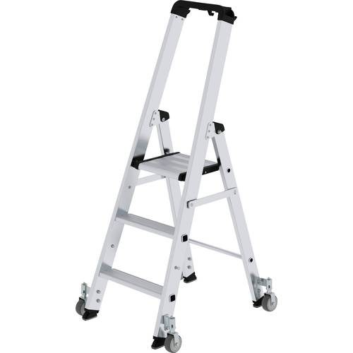Thumbnail - MUNK Günzburger Steigtechnik 41103 Aluminium Stufen-Stehleiter Arbeitshöhe (max.): 2.75 m 7.5 kg