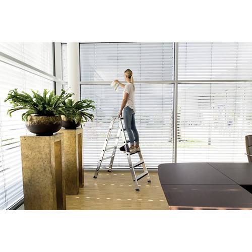 MUNK Günzburger Steigtechnik 42208 Stufen-Stehleiter Arbeitshöhe (max.): 2.5 m