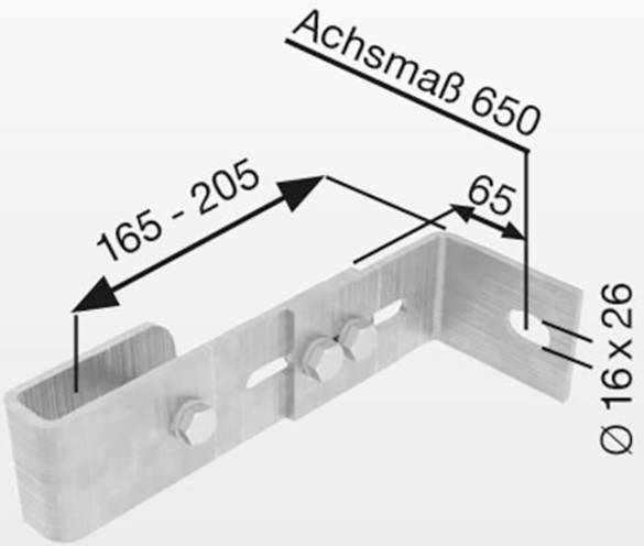 MUNK Günzburger Steigtechnik 68250 Wandhalter 1 St.