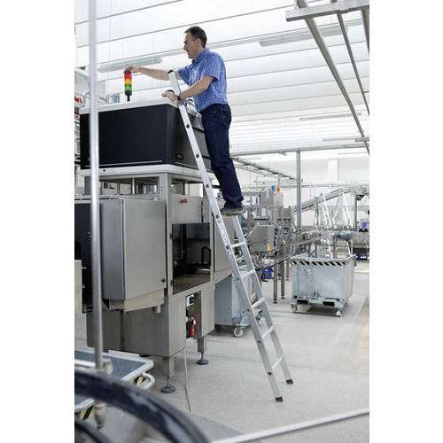 MUNK Günzburger Steigtechnik 10018 Aluminium Anlegeleiter Arbeitshöhe (max.): 6.4 m