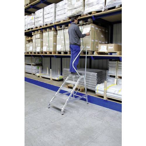 MUNK Günzburger Steigtechnik 50180 Aluminium Montagetritt Montage mit Werkzeug Arbeitshöhe (max.): 2.8 m