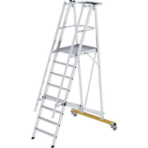 MUNK Günzburger Steigtechnik 52308 Aluminium Plattformleiter Montage mit Werkzeug Arbeitshöhe (max.): 3.85 m 45 kg