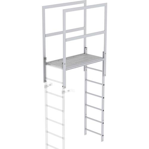 Thumbnail - MUNK Günzburger Steigtechnik 61183 Aluminium Überstieg Montage mit Werkzeug