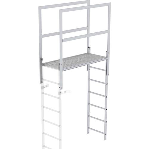 MUNK Günzburger Steigtechnik 61184 Aluminium Überstieg Montage mit Werkzeug