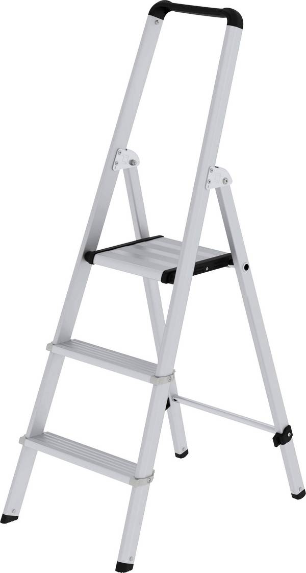 MUNK Günzburger Steigtechnik 11253 Aluminium Stufen-Stehleiter Arbeitshöhe (max.): 2.75 m 4.8 kg