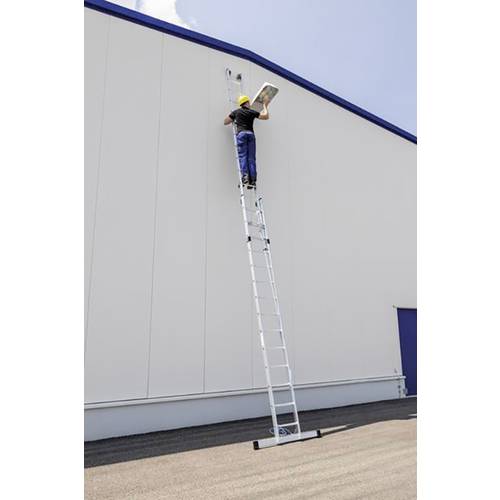 Thumbnail - MUNK Günzburger Steigtechnik 11715 Aluminium Seilzugleiter Montage mit Werkzeug Arbeitshöhe (max.): 8.8 m