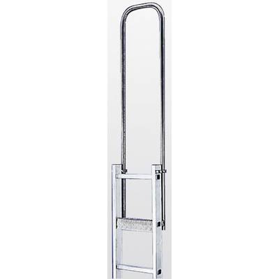 Metallene Sackkarre, ausgezogen mit langem, schmalem Griff, zeigt robustes Design zum Transportieren von schweren Gegenständen.