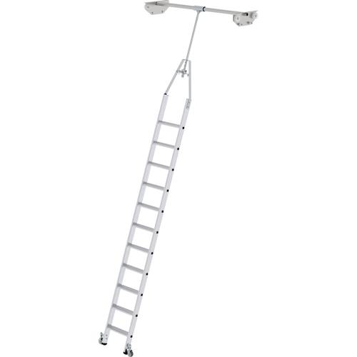 MUNK Günzburger Steigtechnik 44511 Aluminium Regalleiter Arbeitshöhe (max.): 4.61 m