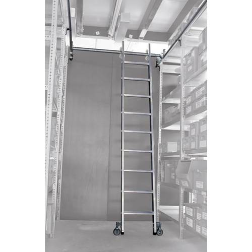 MUNK Günzburger Steigtechnik 44612 Aluminium Regalleiter Arbeitshöhe (max.): 4.06 m