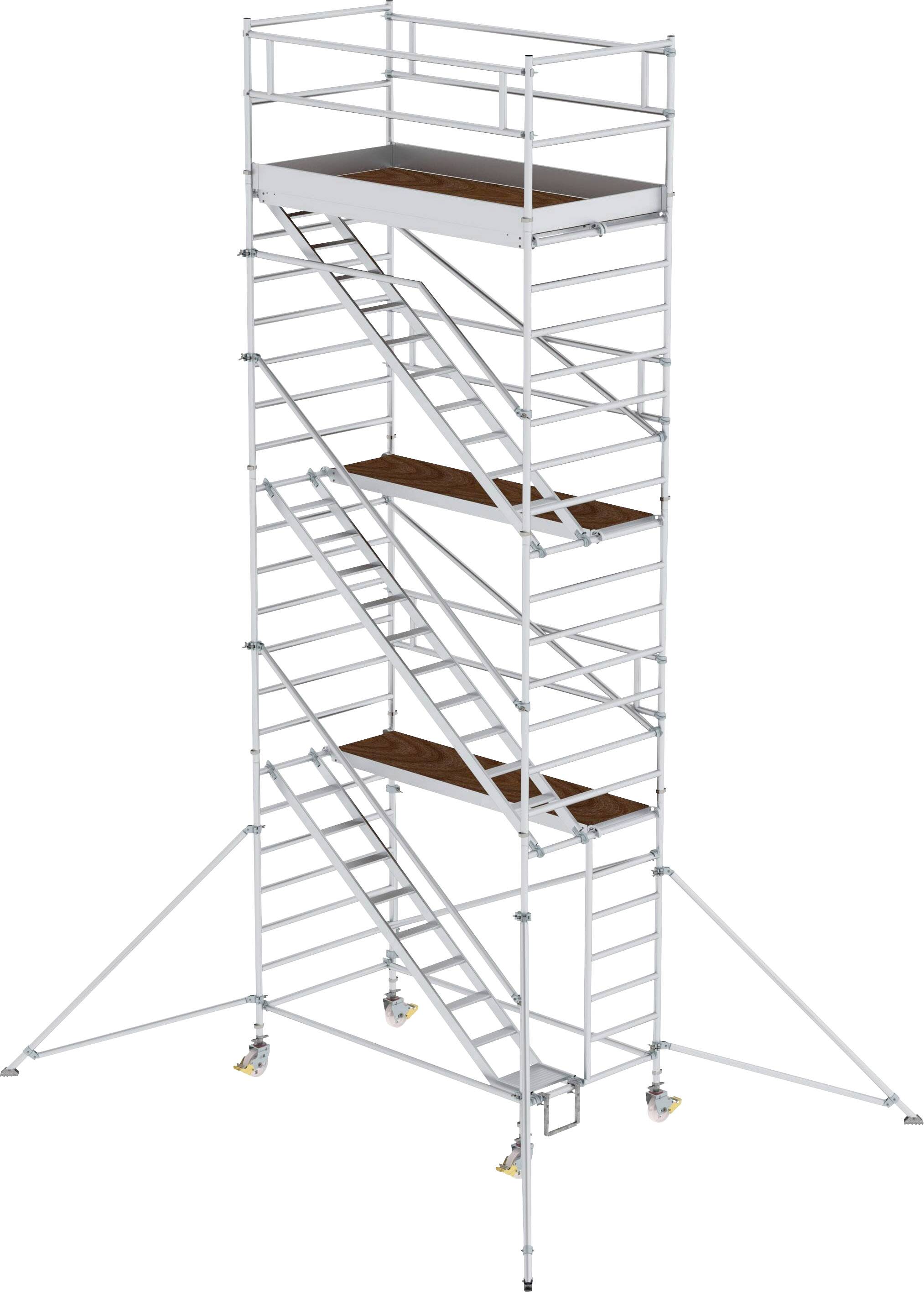 Thumbnail - MUNK Günzburger Steigtechnik 167310 Rollgerüst Montage ohne Werkzeug Arbeitshöhe (max.): 8.4 m
