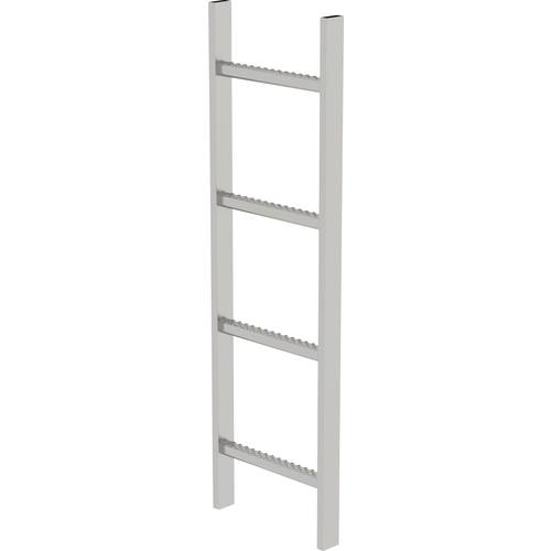 MUNK Günzburger Steigtechnik 62004 Edelstahl Schachtleiter Montage mit Werkzeug