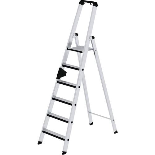 MUNK Günzburger Steigtechnik 42106 Aluminium Stufen-Stehleiter Arbeitshöhe (max.): 3.5 m