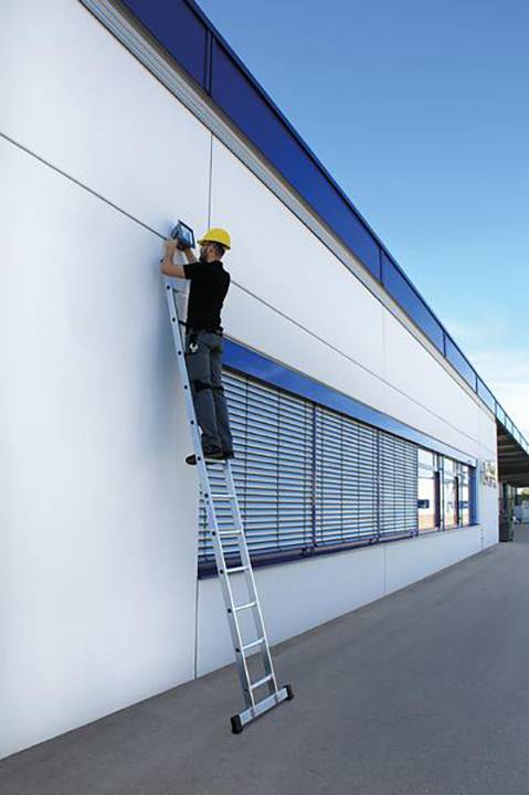 MUNK Günzburger Steigtechnik 10114 Aluminium Anlegeleiter Montage mit Werkzeug Arbeitshöhe (max.): 5.3 m