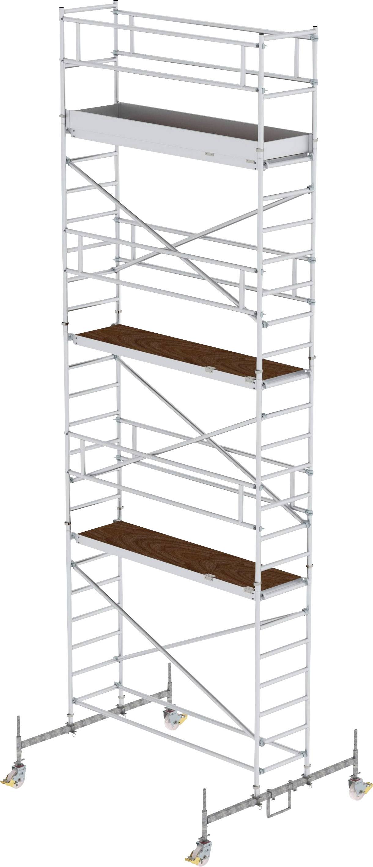 Thumbnail - MUNK Günzburger Steigtechnik 155645 Rollgerüst Montage ohne Werkzeug Arbeitshöhe (max.): 8.5 m