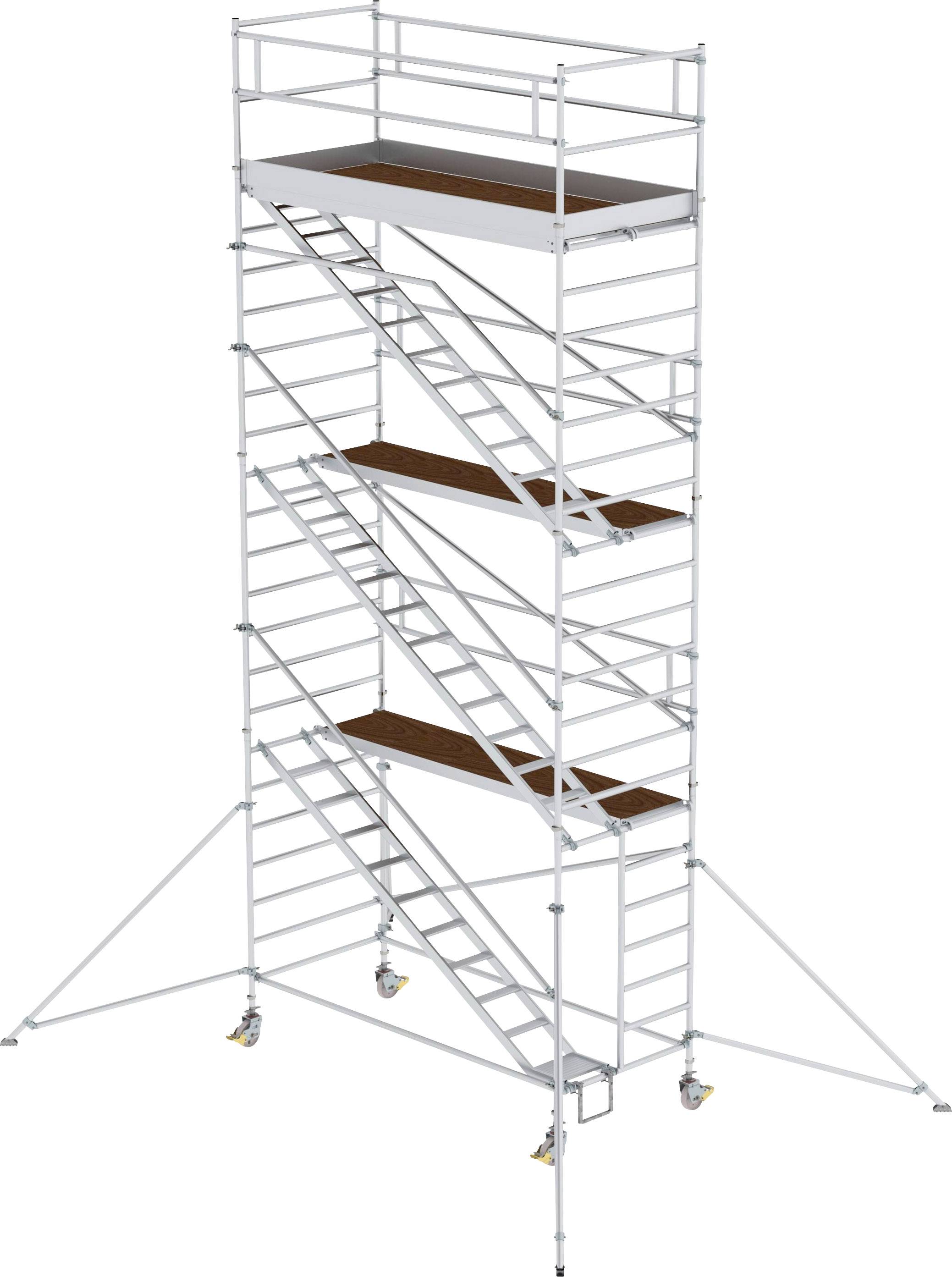 Thumbnail - MUNK Günzburger Steigtechnik 167320 Rollgerüst Montage ohne Werkzeug Arbeitshöhe (max.): 8.4 m