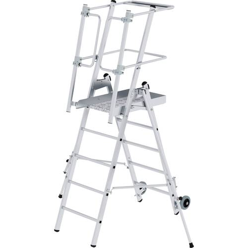 MUNK Günzburger Steigtechnik 52525 Aluminium Plattformleiter Montage mit Werkzeug Arbeitshöhe (max.): 3.28 m