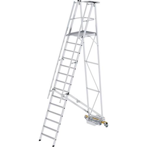 MUNK Günzburger Steigtechnik 52714 Aluminium Plattformleiter Montage mit Werkzeug Arbeitshöhe (max.): 5.25 m