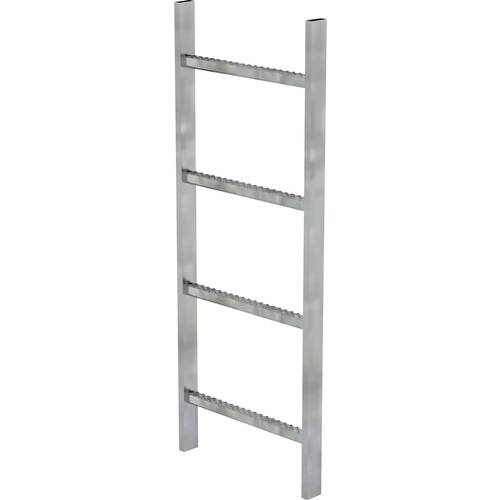 MUNK Günzburger Steigtechnik 61004 Stahl verzinkt Schachtleiter Montage mit Werkzeug