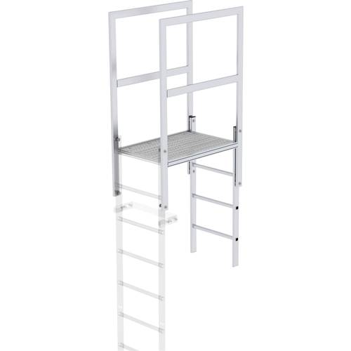 MUNK Günzburger Steigtechnik 62181 Aluminium Überstieg Montage mit Werkzeug