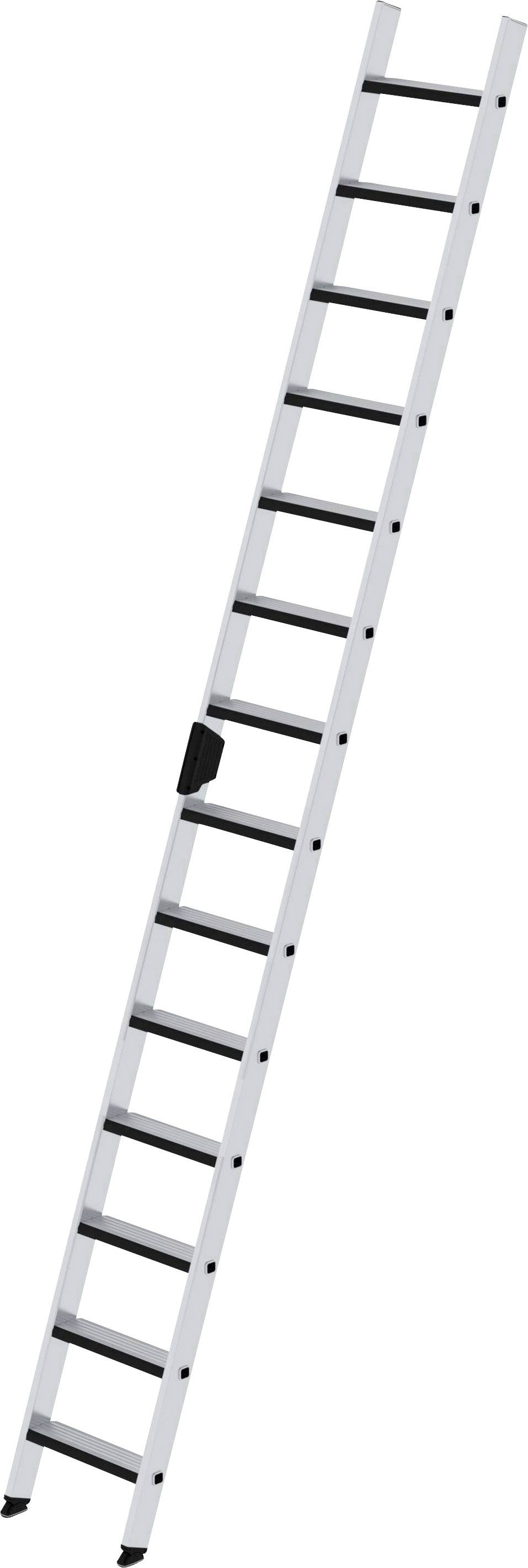 Aluminium-Anlegeleiter-relax step, 14 Stufen