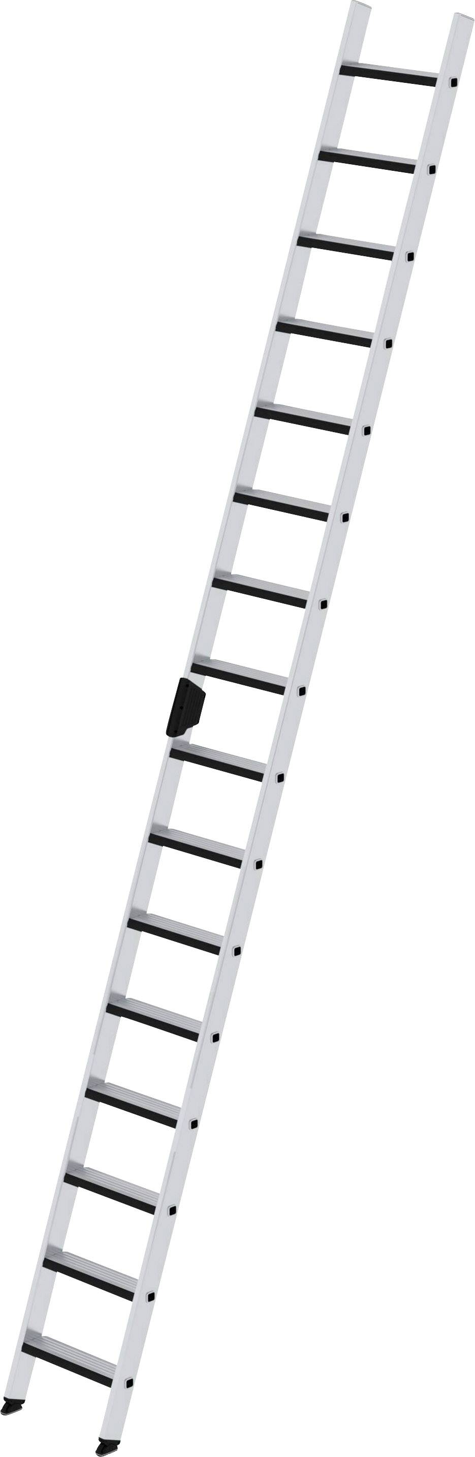 Aluminium-Anlegeleiter-relax step, 16 Stufen
