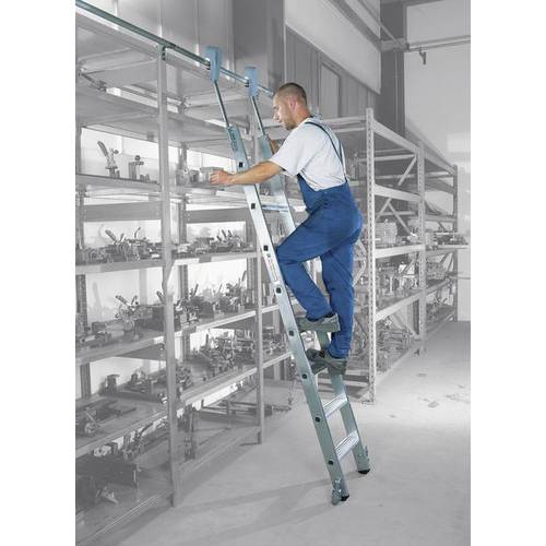 MUNK Günzburger Steigtechnik 41406 Aluminium Regalleiter Arbeitshöhe (max.): 2.8 m