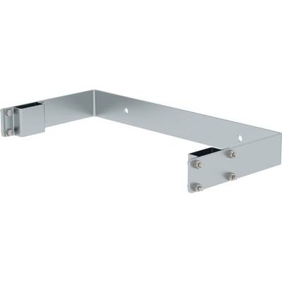 Metallwinkelhalterung mit vier Schraubenlöchern. Sie dient zur Stabilisierung und Befestigung in Bauprojekten.