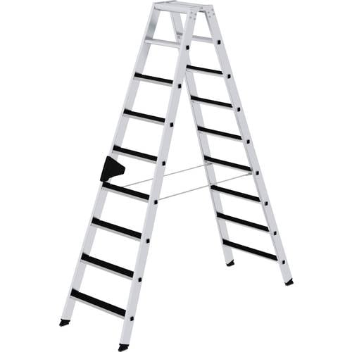 MUNK Günzburger Steigtechnik 41609 Aluminium Stufen-Stehleiter Arbeitshöhe (max.): 3.75 m