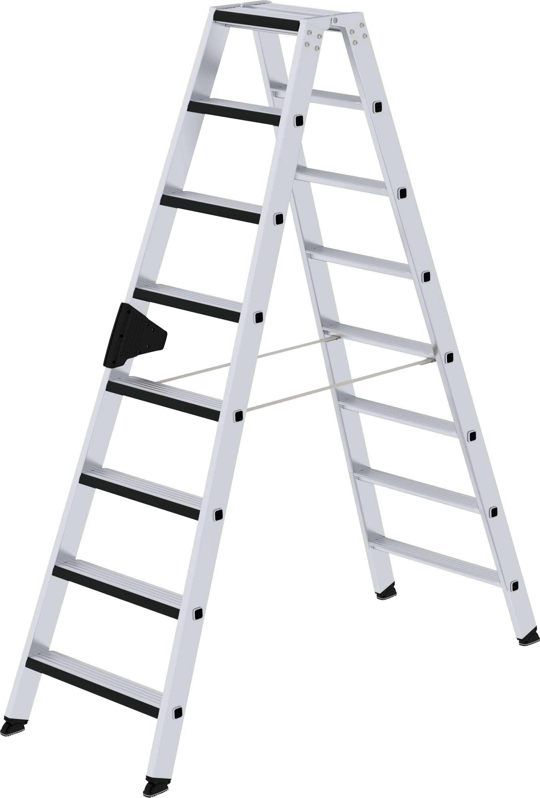 MUNK Stehleiter beidseitig begehbar mit relax-step 2x8 Stufen