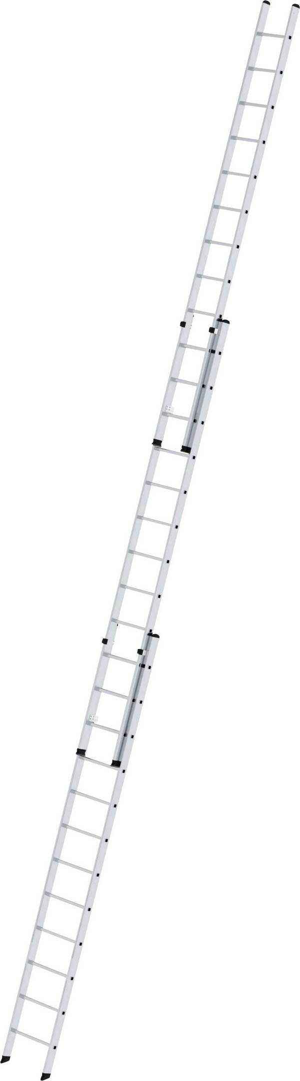 MUNK Günzburger Steigtechnik  20312 Aluminium Schiebeleiter  Arbeitshöhe (max.): 9.7 m