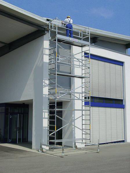 Thumbnail - MUNK Günzburger Steigtechnik 155945 Rollgerüst Montage ohne Werkzeug Arbeitshöhe (max.): 11.5 m