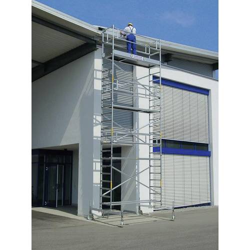 MUNK Günzburger Steigtechnik 155945 Rollgerüst Montage ohne Werkzeug Arbeitshöhe (max.): 11.5 m