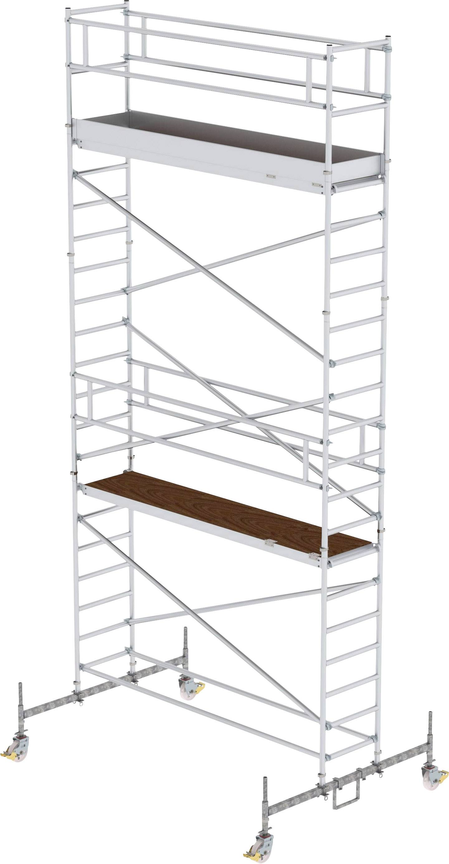 MUNK Günzburger Steigtechnik 156545 Rollgerüst Montage ohne Werkzeug Arbeitshöhe (max.): 7.5 m