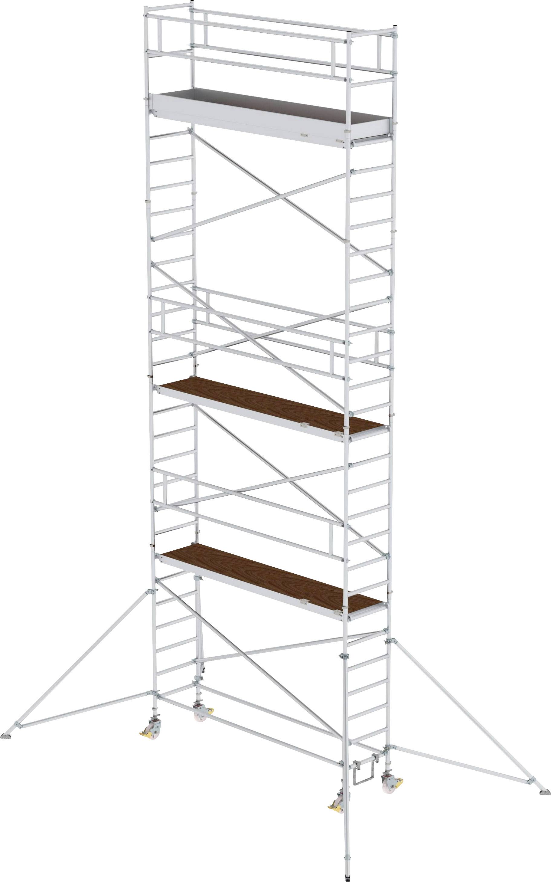 Thumbnail - MUNK Günzburger Steigtechnik 156746 Aluminium Rollgerüst Montage ohne Werkzeug Arbeitshöhe (max.): 9.4 m