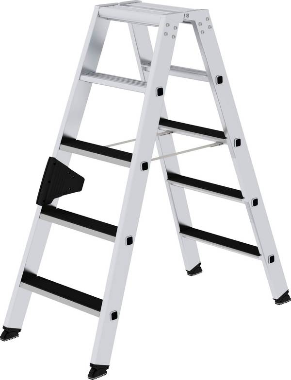 MUNK Günzburger Steigtechnik 41605 Aluminium Stufen-Stehleiter Arbeitshöhe (max.): 2.75 m 8.1 kg