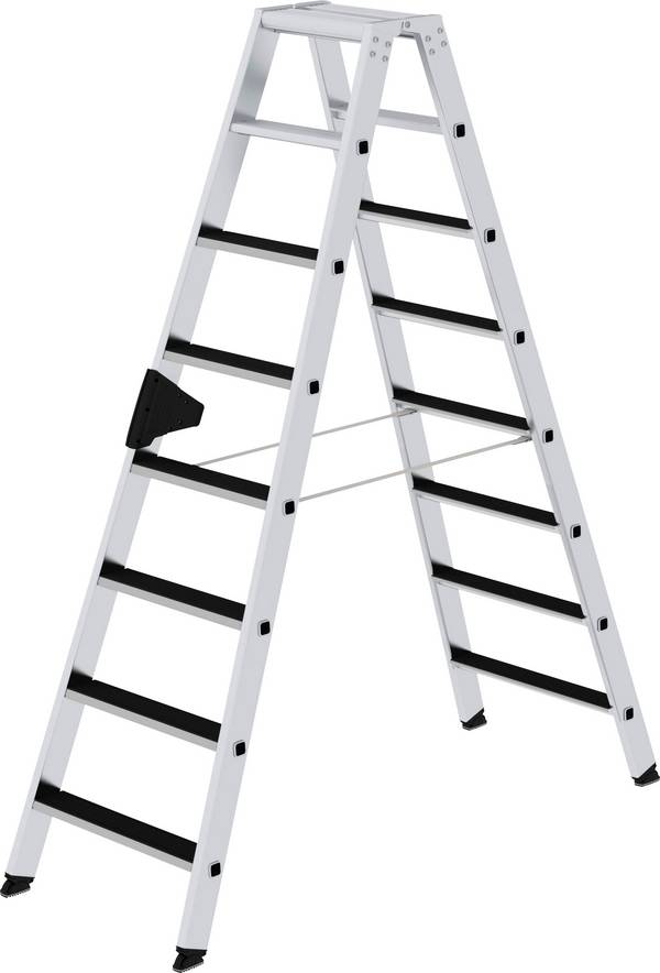 Stufen-Stehleiter CLIP-STEP beidseitig begehbar geriffelt 2 x 8 Stufen. MUNK GmbH 11121949