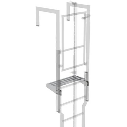 MUNK Günzburger Steigtechnik 68973 Ausstiegstritt Montage mit Werkzeug