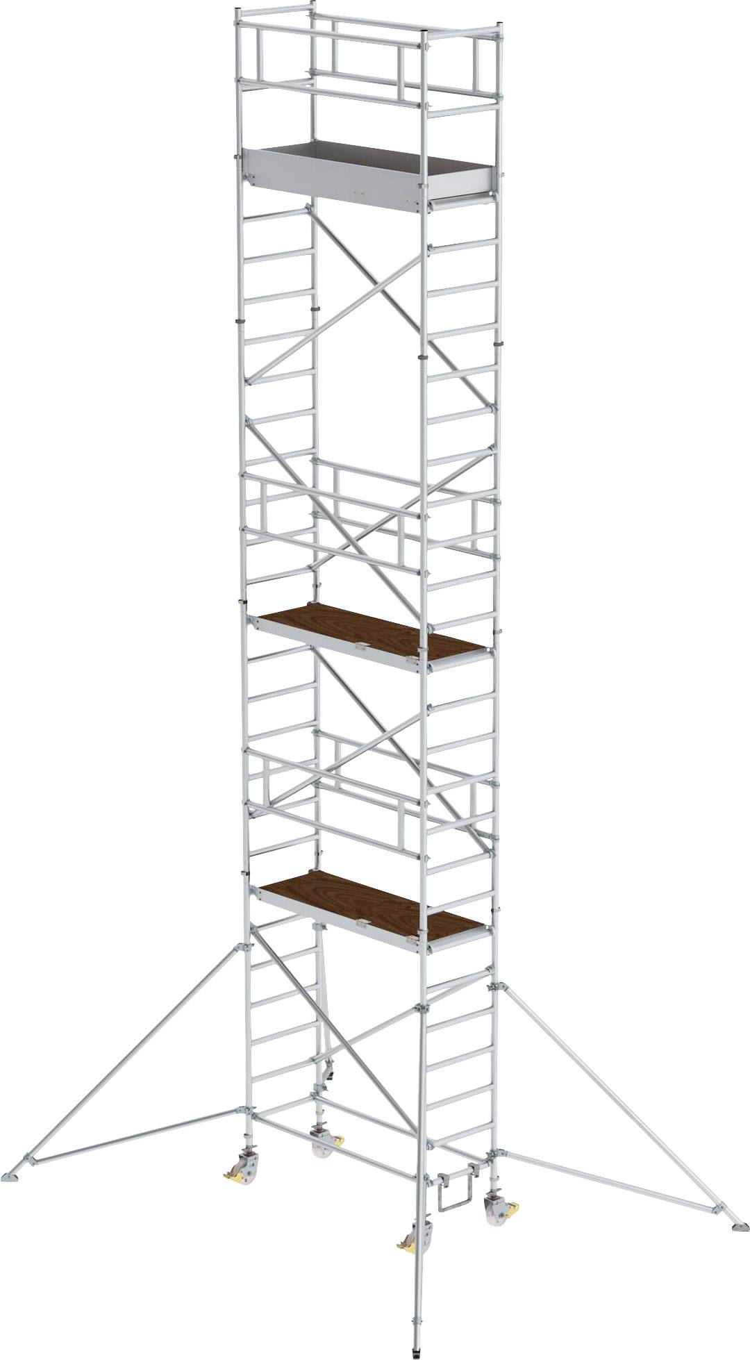 Thumbnail - MUNK Günzburger Steigtechnik 154746 Rollgerüst Montage ohne Werkzeug Arbeitshöhe (max.): 9.4 m