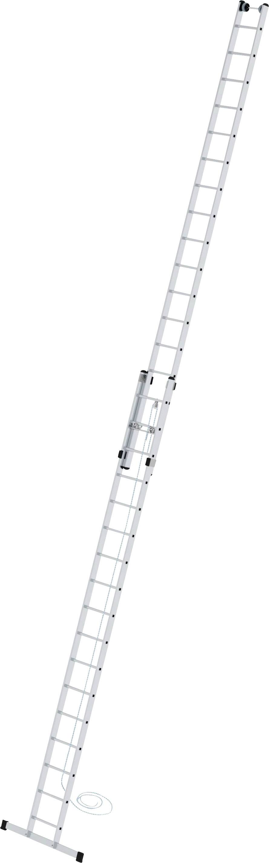 MUNK Günzburger Steigtechnik 11717 Aluminium Seilzugleiter Montage mit Werkzeug Arbeitshöhe (max.): 10 m