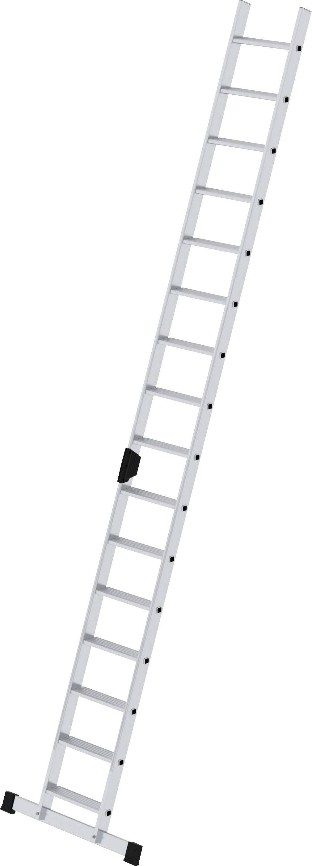 MUNK Günzburger Steigtechnik 40616 Aluminium Anlegeleiter Montage mit Werkzeug Arbeitshöhe (max.): 5.3 m DIN EN 131 11 k...