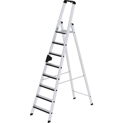 MUNK Günzburger Steigtechnik 42108 Aluminium Stufen-Stehleiter Arbeitshöhe (max.): 4 m