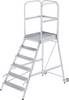 MUNK Günzburger Steigtechnik 56106 Aluminium Podesttreppe Montage mit Werkzeug Arbeitshöhe (max.): 3.5 m