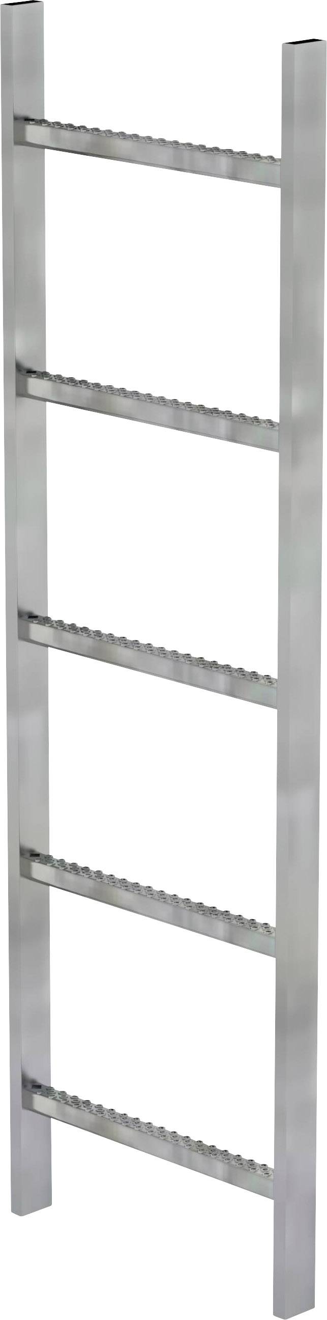 MUNK Günzburger Steigtechnik 61005 Stahl verzinkt Schachtleiter Montage mit Werkzeug