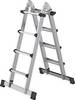 MUNK Günzburger Steigtechnik 32122 Aluminium Teleskopleiter Arbeitshöhe (max.): 5.3 m