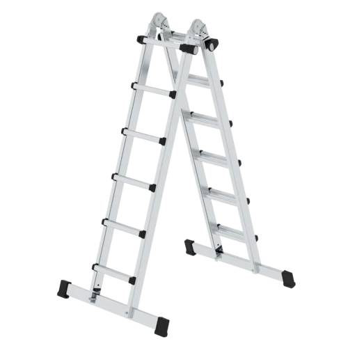 MUNK Günzburger Steigtechnik 32124 Aluminium Teleskopleiter Arbeitshöhe (max.): 7.5 m 21 kg