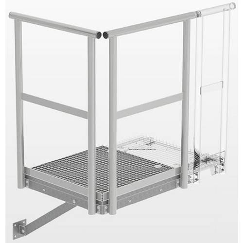 MUNK Günzburger Steigtechnik 60950 Grundpodest Montage mit Werkzeug